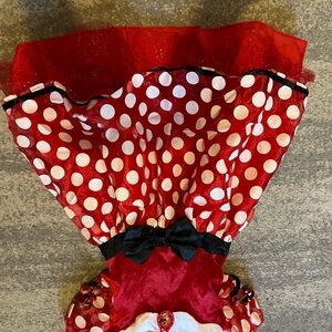 Disney Red and White Polka Dot Hair Bow Accessory